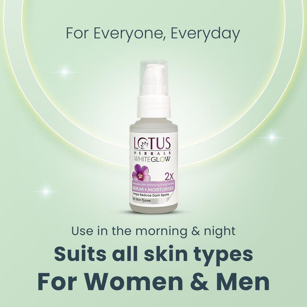 Lotus WhiteGlow Skin Brightening Serum+ Moisturiser