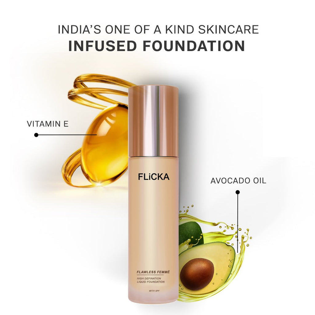 Flicka Flawless Femme HD Liquid Foundation