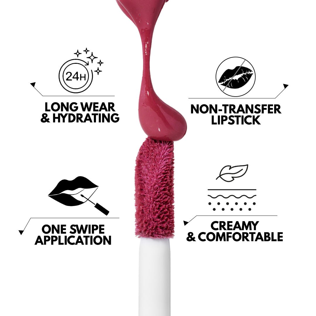 Flicka Set & Attack Liquid Matte Lipstick