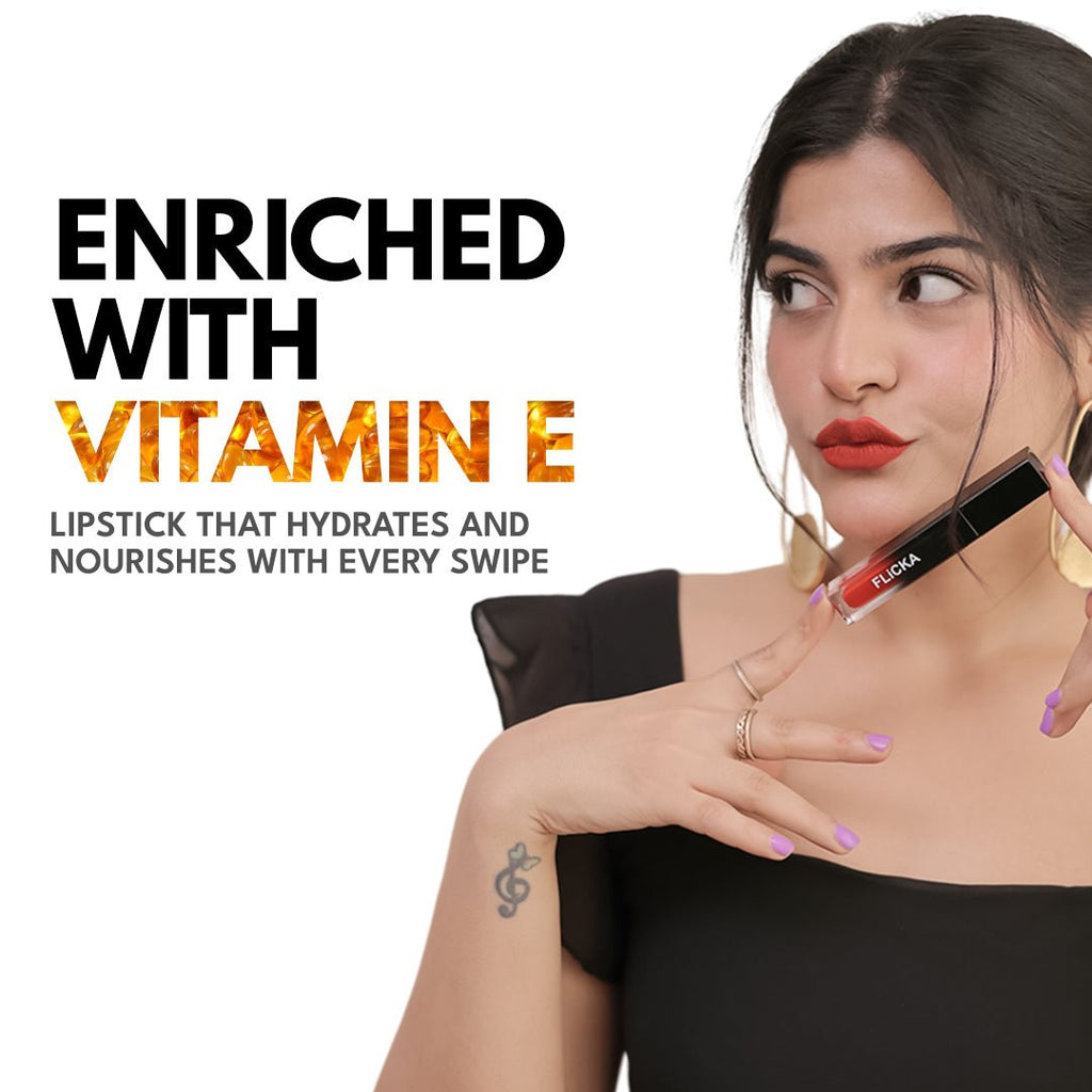 Flicka Set & Attack Liquid Matte Lipstick