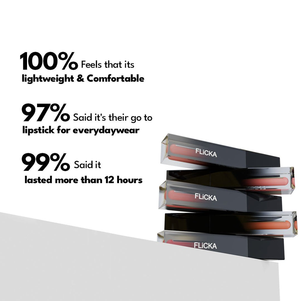 Flicka Set & Attack Liquid Matte Lipstick