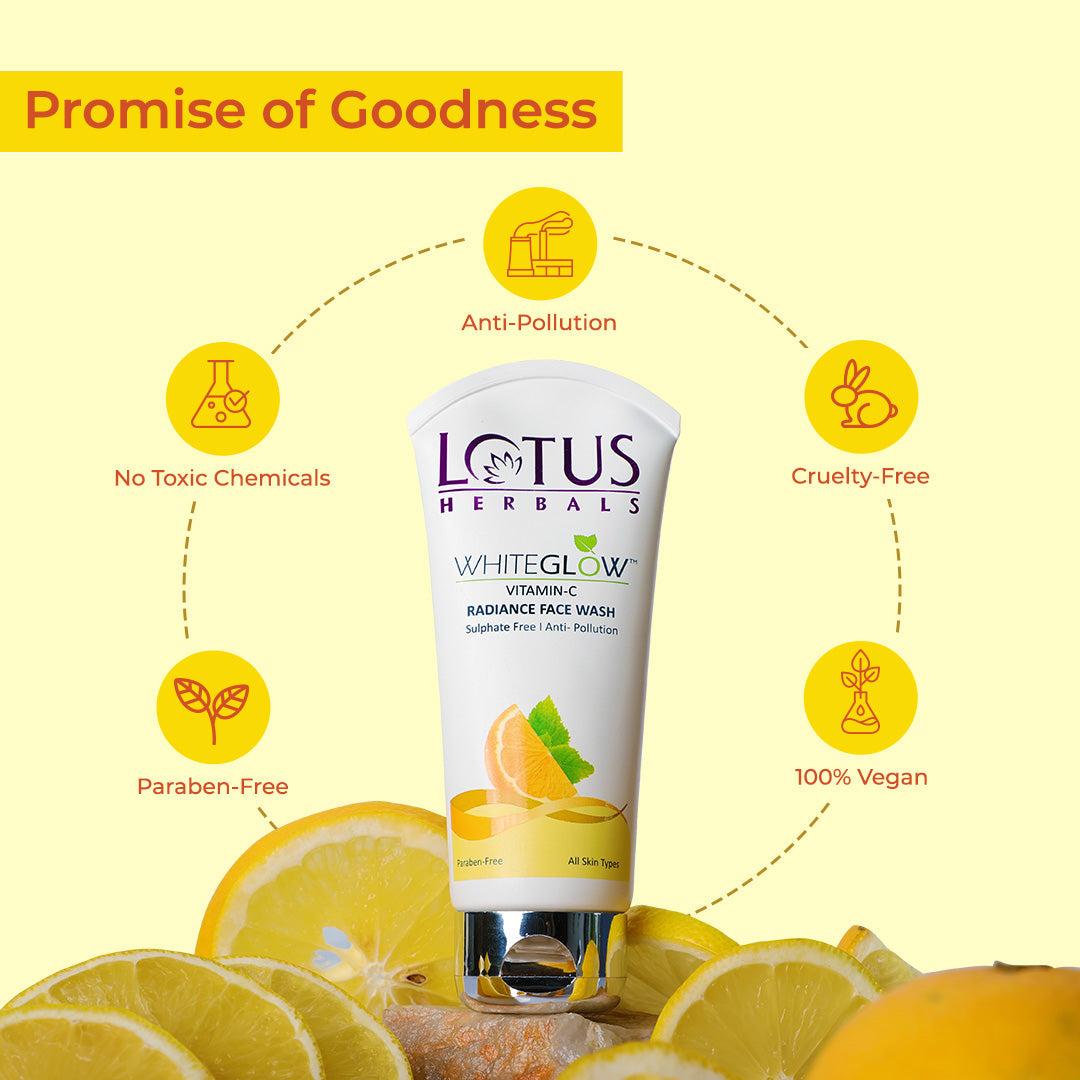Lotus WhiteGlow Vitamin-C FaceWash & Gold Serum Combo