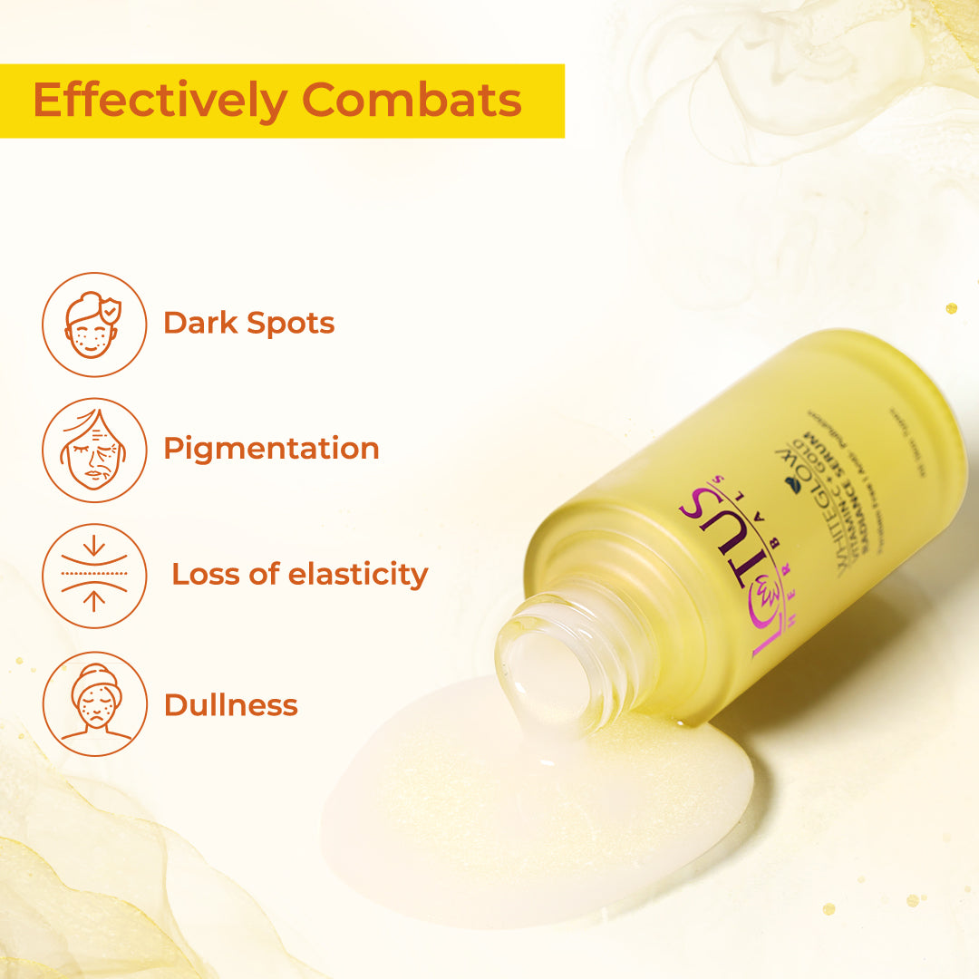 Lotus WhiteGlow VITAMIN-C + Gold RADIANCE SERUM