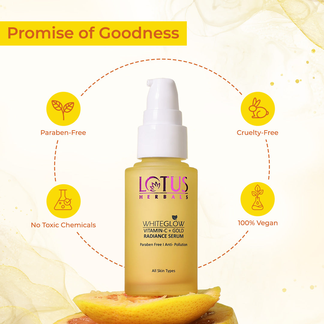 Lotus WhiteGlow VITAMIN-C + Gold RADIANCE SERUM