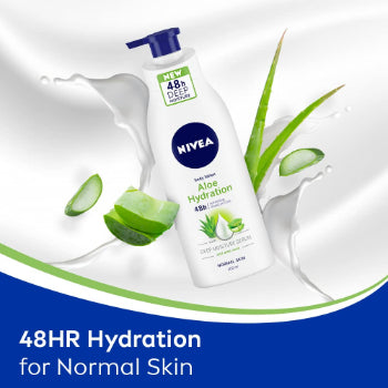 NIVEA Body Lotion, Aloe Hydration, 400 ml