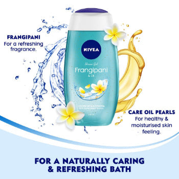 NIVEA Body Wash, Frangipani & Oil Shower Gel, 250ml