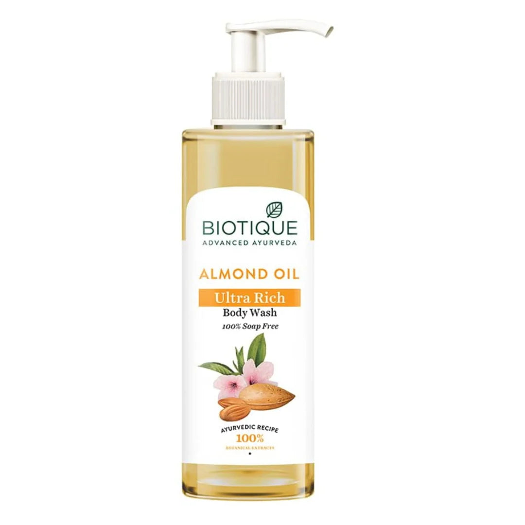 Biotique Almond Oil Ultra Rich Body Wash (200ml)