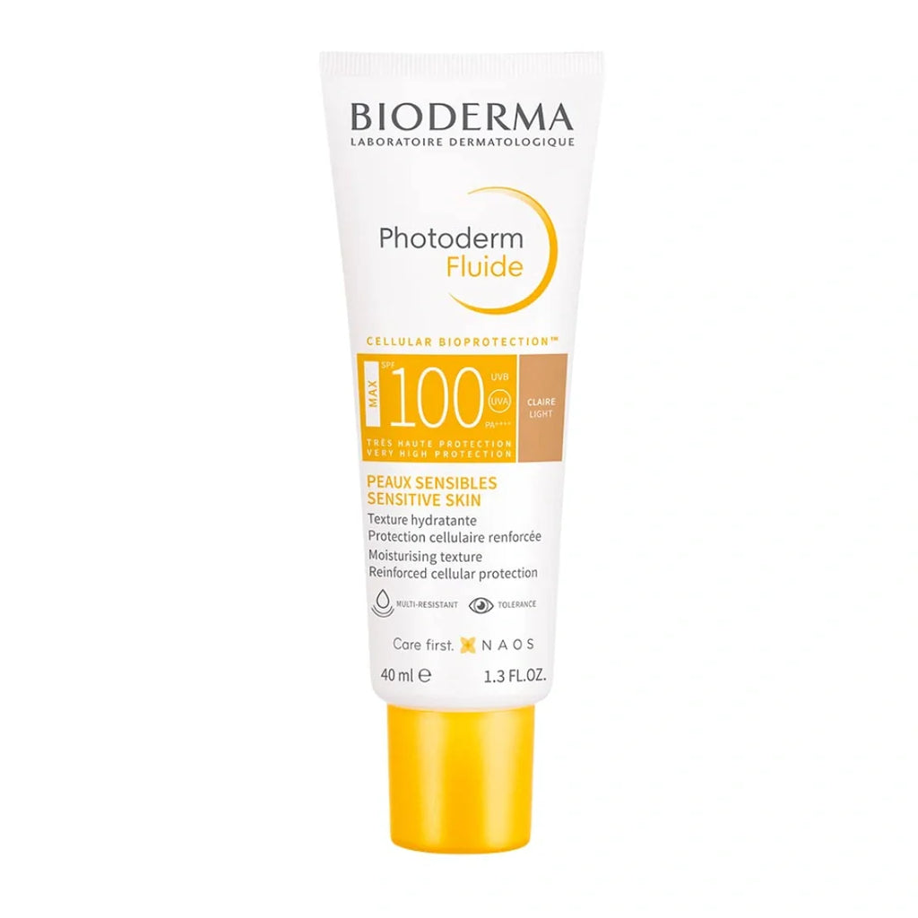 Bioderma Photoderm Aquafluide Claire Sunscreen SPF 100+ PA++++ | Tinted Sunscreen (40ml)