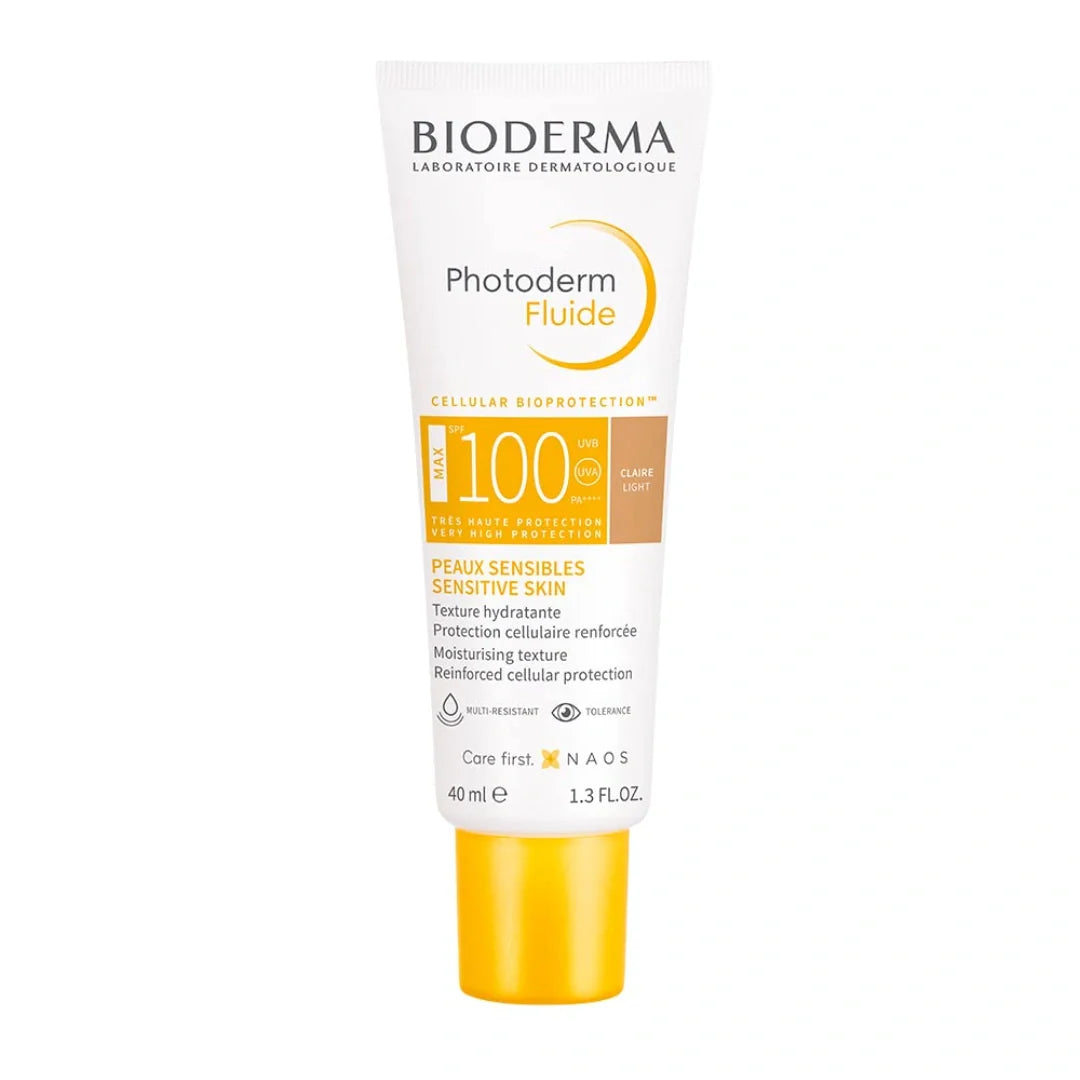 Bioderma Photoderm Aquafluide Claire Sunscreen SPF 100+ PA++++ | Tinted Sunscreen (40ml)