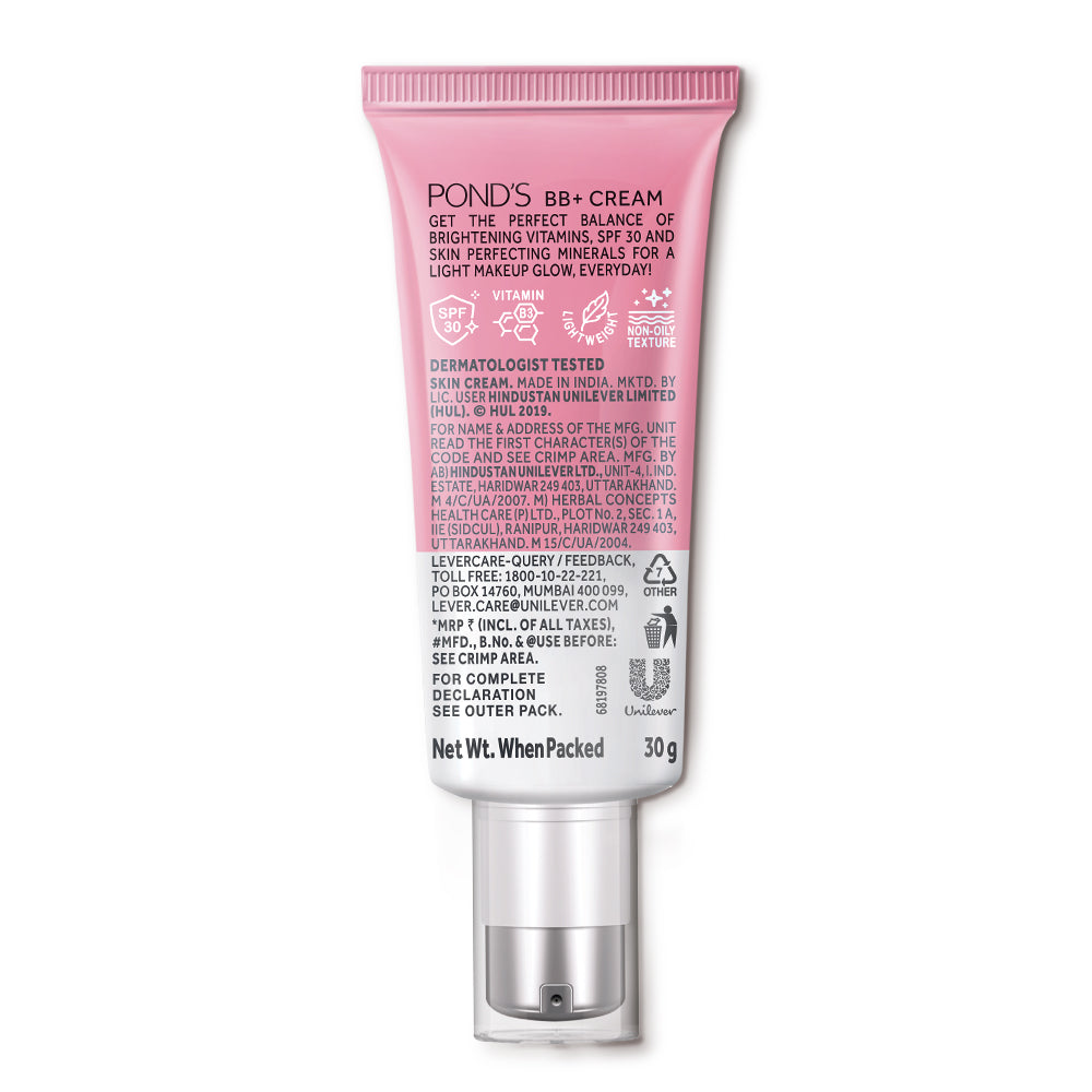 POND'S Instant Coverage & Glow BB+ Cream, 30g