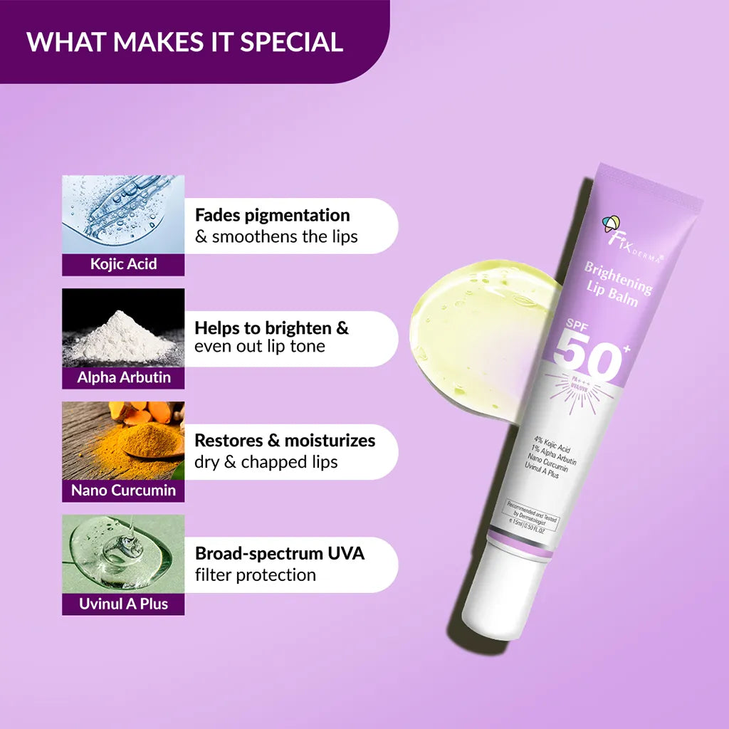 Fixderma Brightening Lip Balm SPF 50+