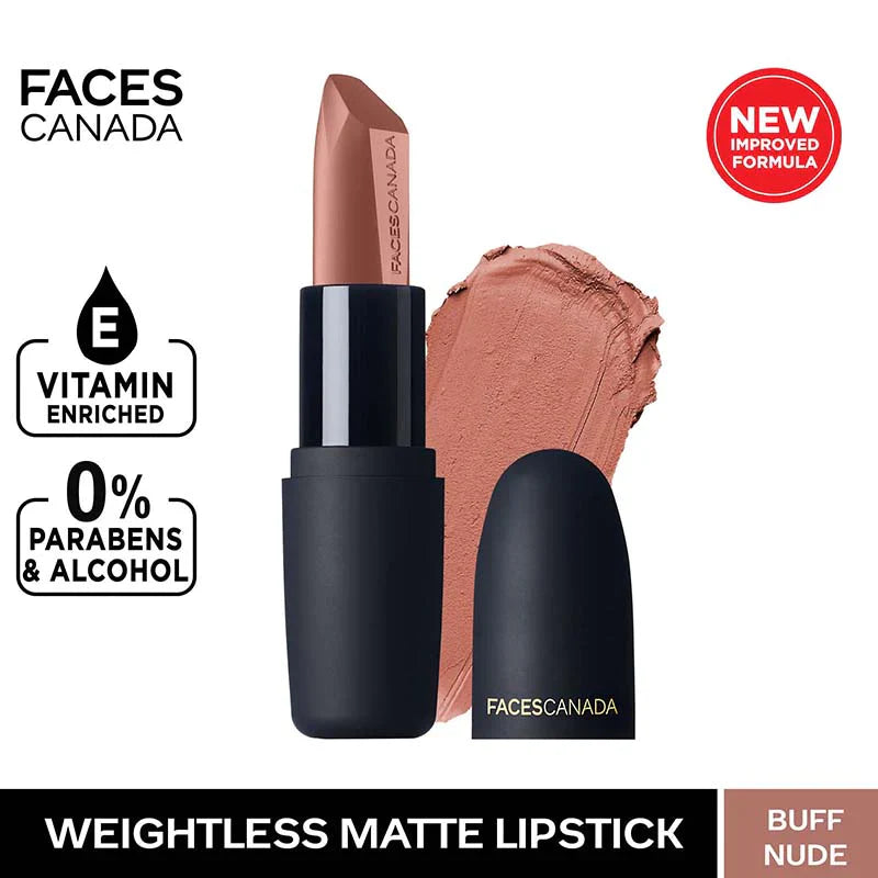 Faces Canada Weightless Matte Finish Lipstick (4.5gm)