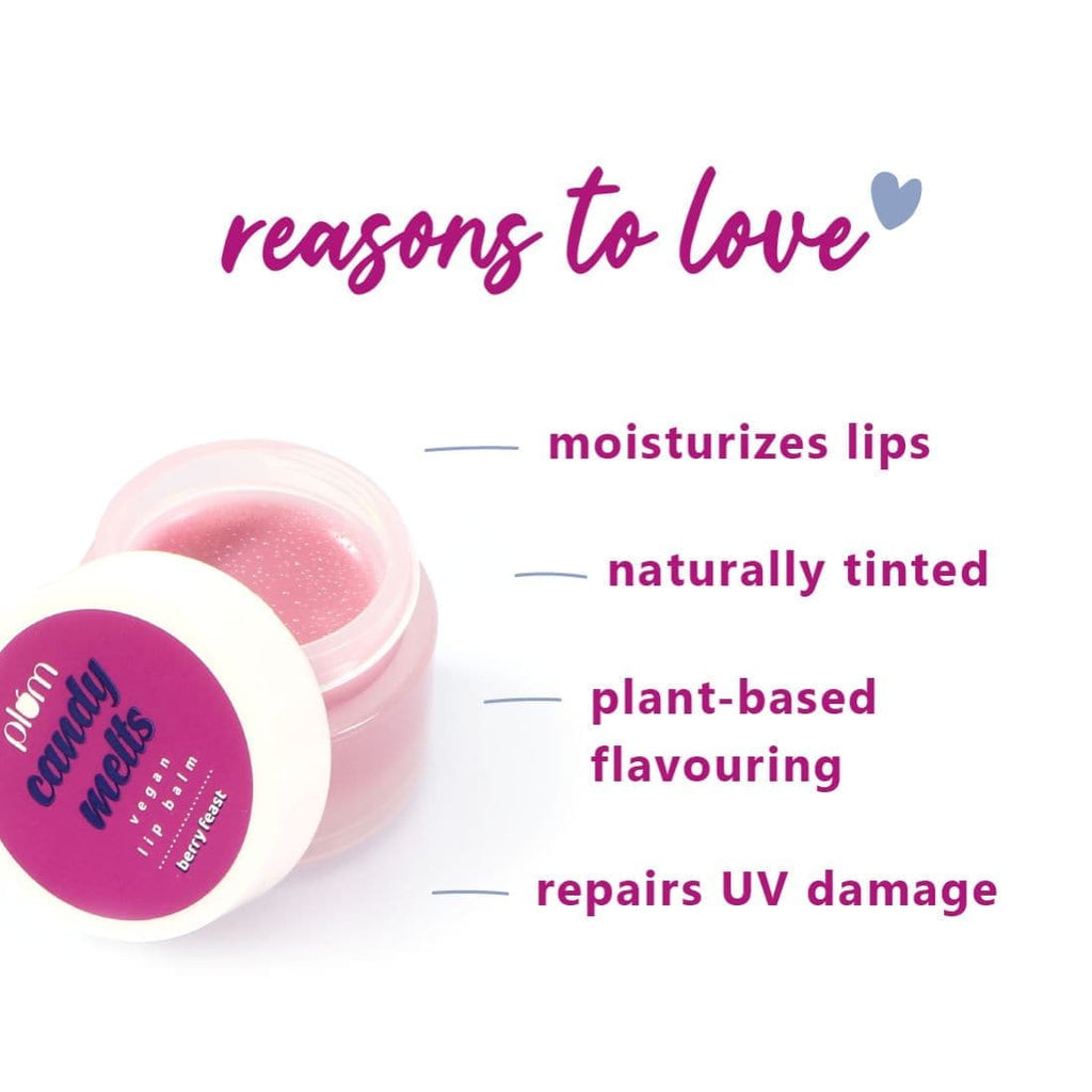 Plum Candy Melts Vegan Lip Balm | Berry Feast