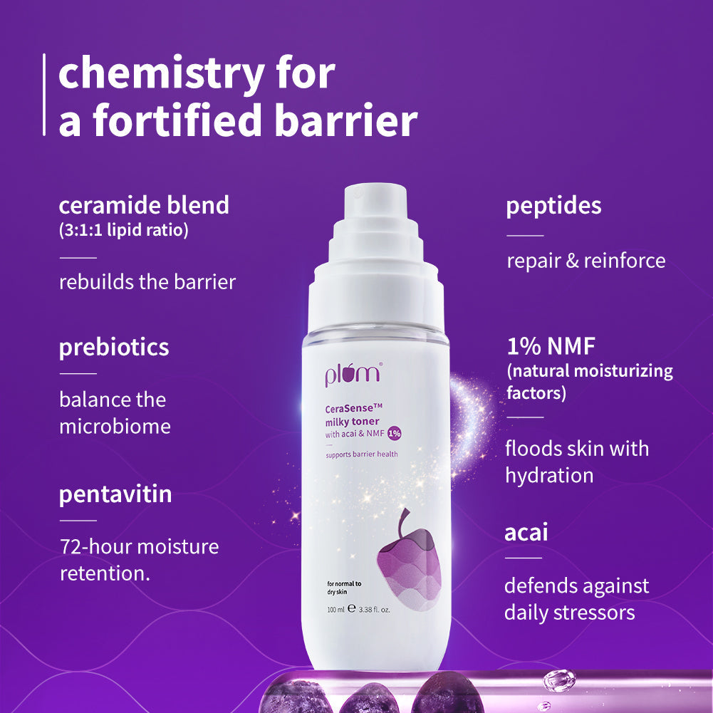 Plum CeraSense™ Milky Toner with Ceramides & Peptides
