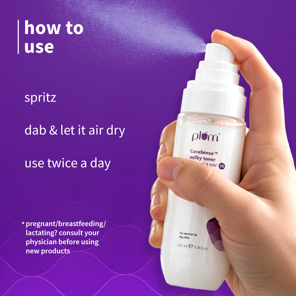 Plum CeraSense™ Milky Toner with Ceramides & Peptides