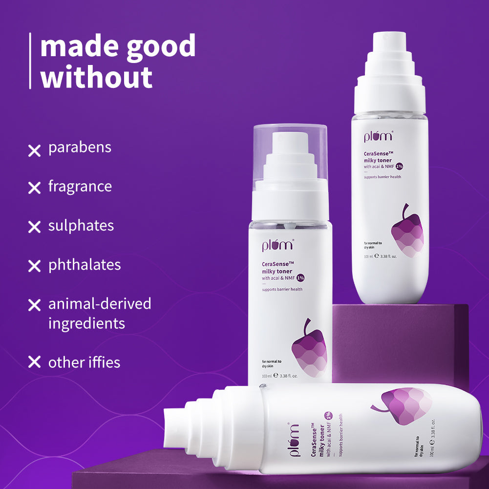 Plum CeraSense™ Milky Toner with Ceramides & Peptides