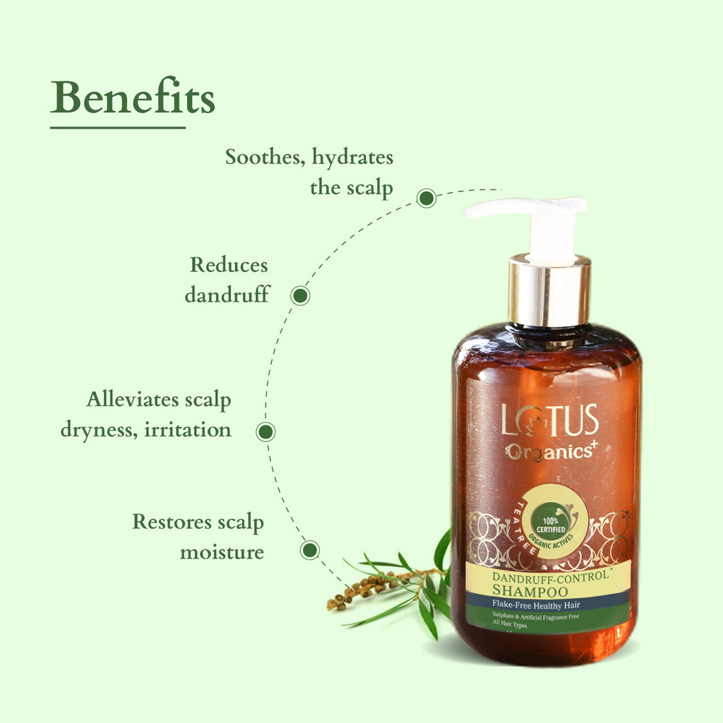 Lotus Organics+ Chemical-Free Anti-Dandruff Shampoo