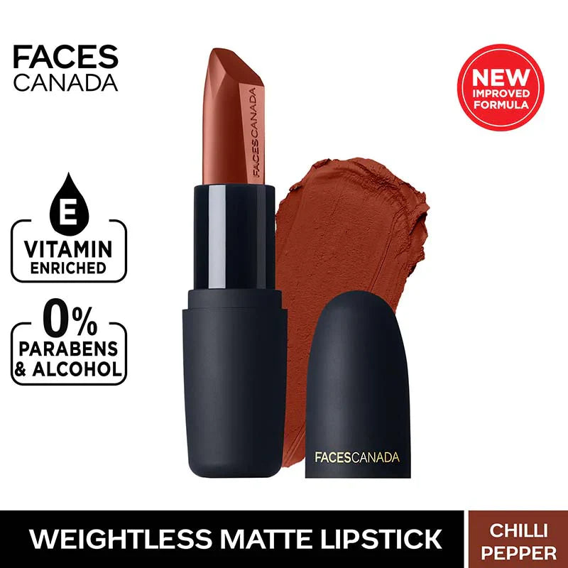 Faces Canada Weightless Matte Finish Lipstick (4.5gm)