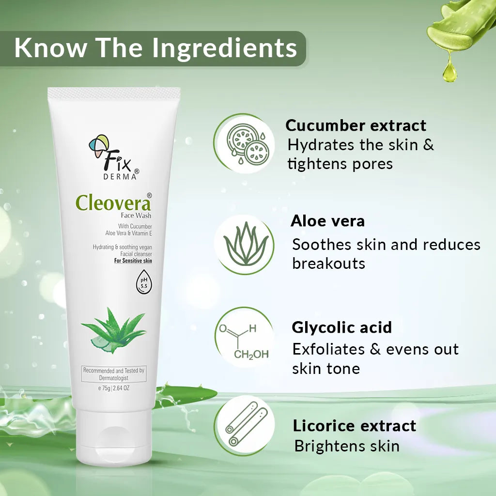 Fixderma Face Cream & Face Wash Combo