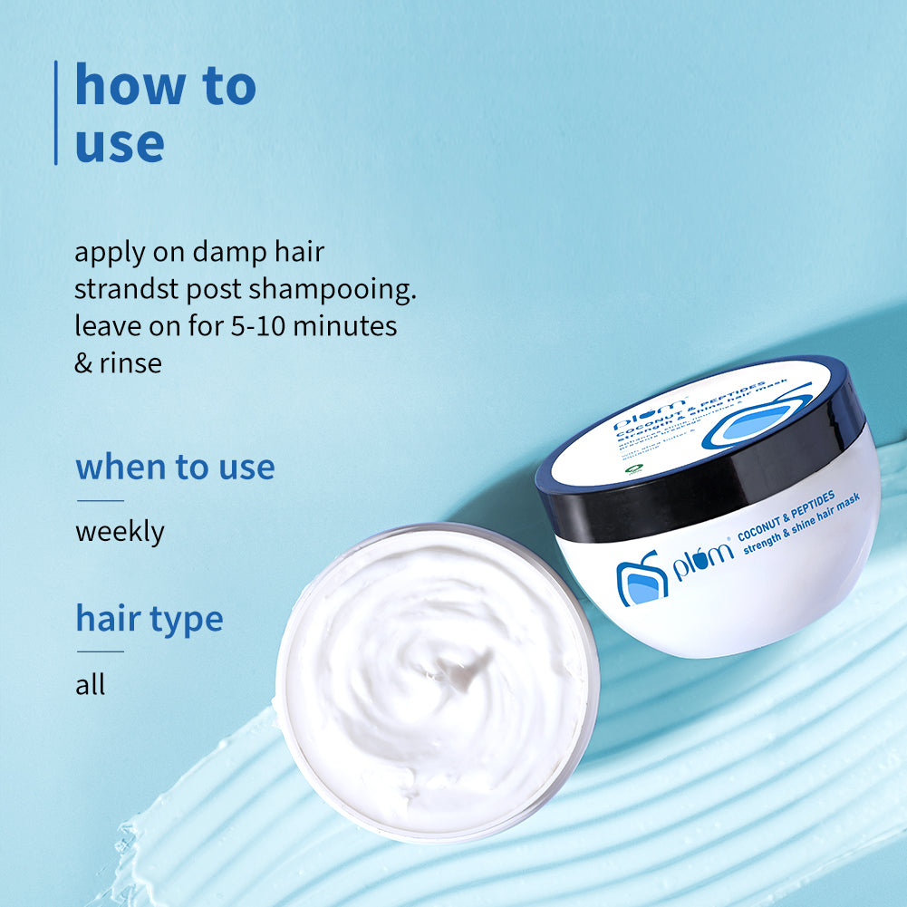 Plum Coconut & Peptides Hair Mask for Dry Hair