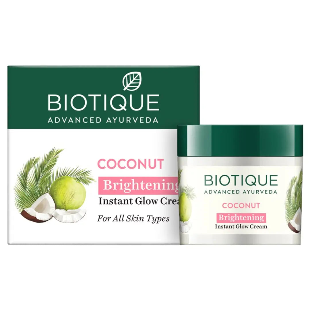 Biotique Coconut Brithtening Instant Glow (Cream 50g)