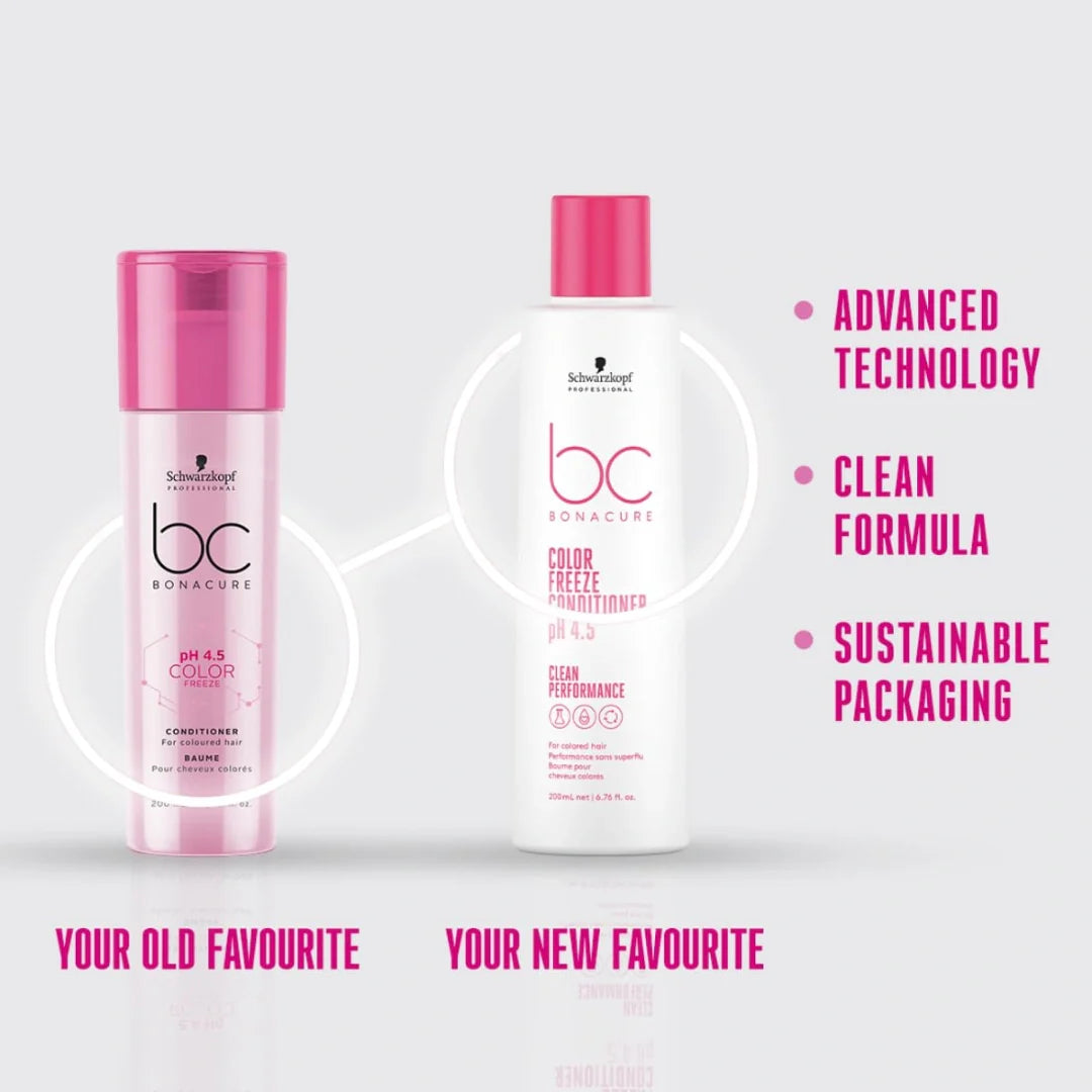 Schwarzkopf Professional Bonacure Ph4.5 Color Freeze Conditioner For Color Treated Hair Type 200ml