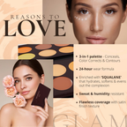 Colorbar 24Hrs Wear Concealer Palette - Medium Deep