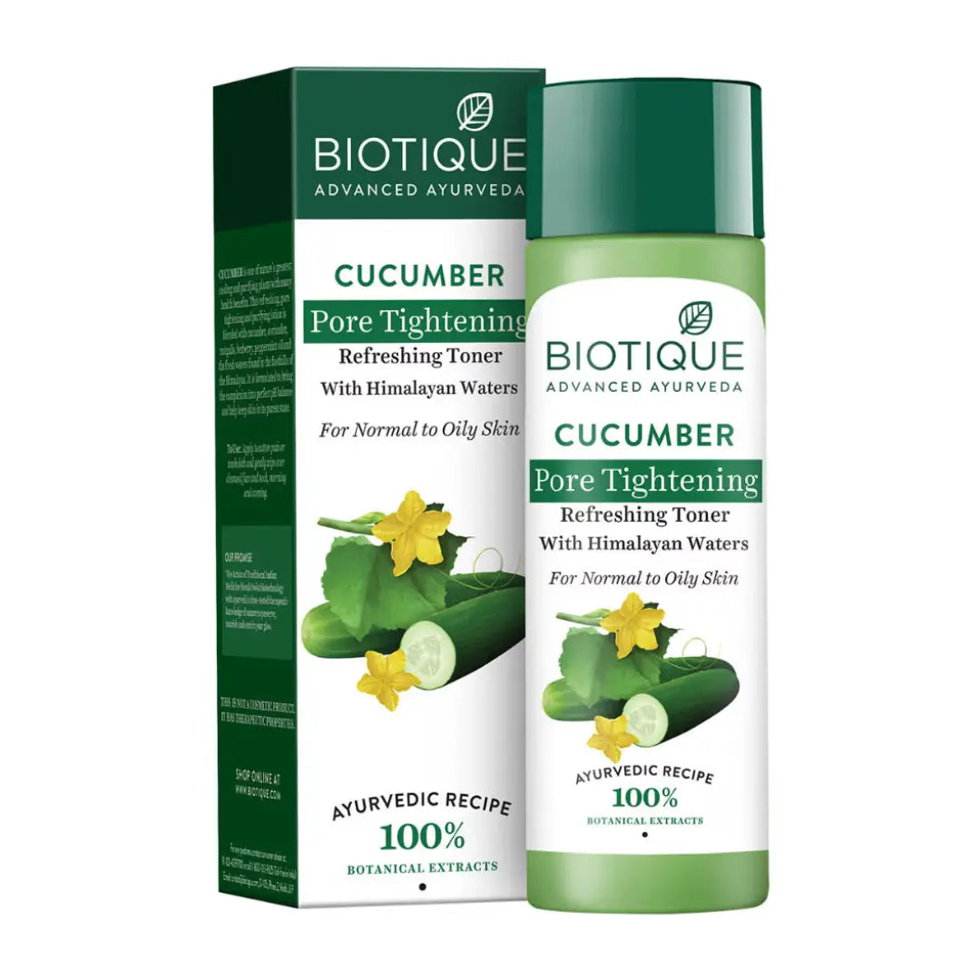 Biotique  Cucumber Pore Tightening Toner With Himalayan Waters (120ml)