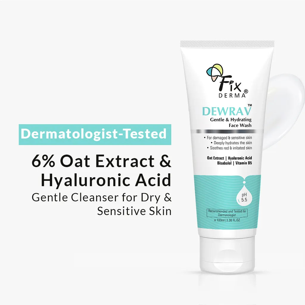 Fixderma Dewrav Gentle & Hydrating Face Wash
