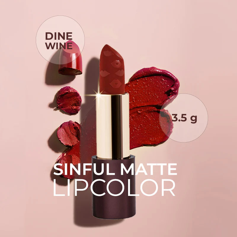 Colorbar Sinful Matte Lipcolor - Luxe Collection