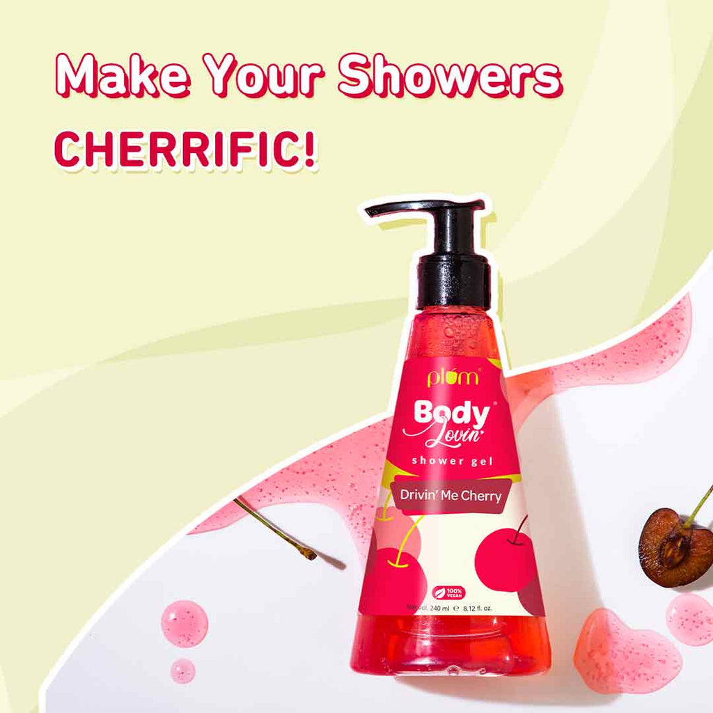 Plum Drivin' Me Cherry Shower Gel by Plum BodyLovin'
