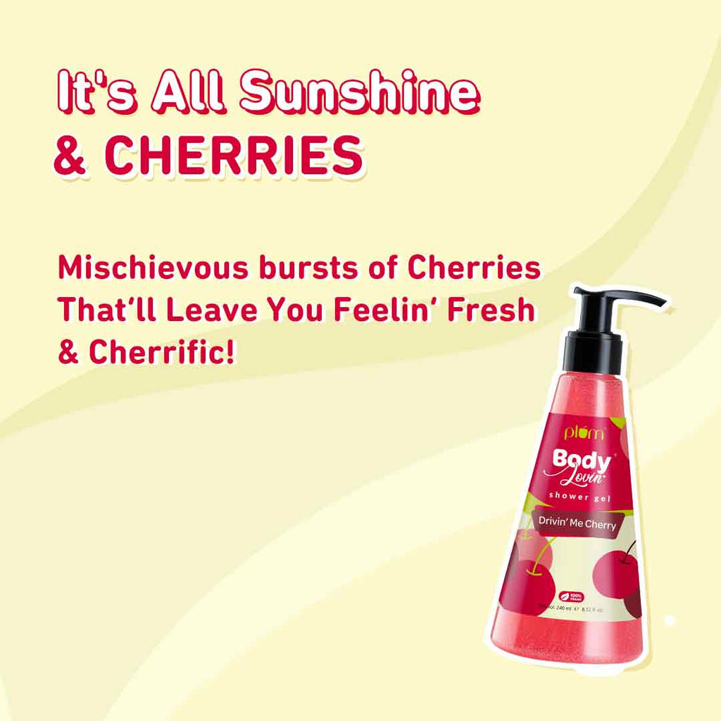 Plum Drivin' Me Cherry Shower Gel by Plum BodyLovin'
