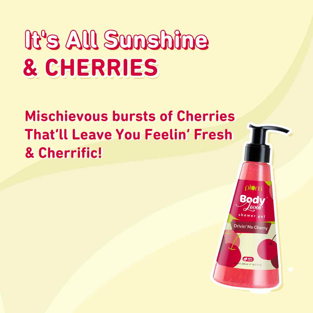 Plum Drivin' Me Cherry Shower Gel by Plum BodyLovin'