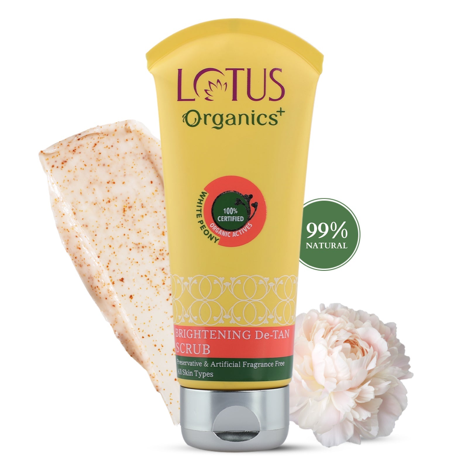 Lotus Organics+ Brightening De-Tan Scrub