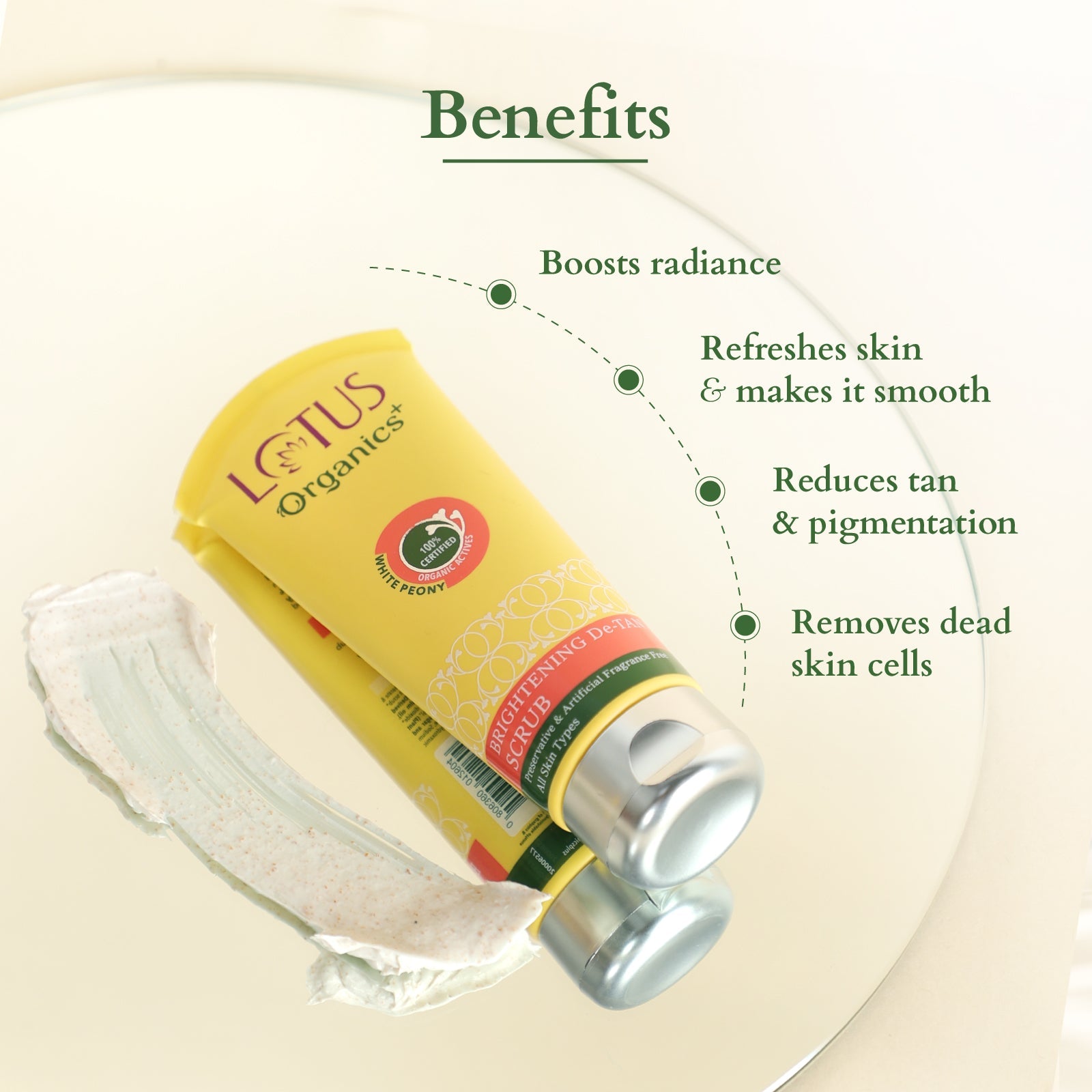 Lotus Organics+ Brightening De-Tan Scrub