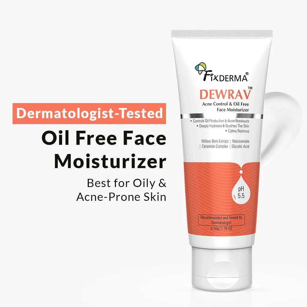 Fixderma Dewrav Acne Control & Oil Free Face Moisturizer