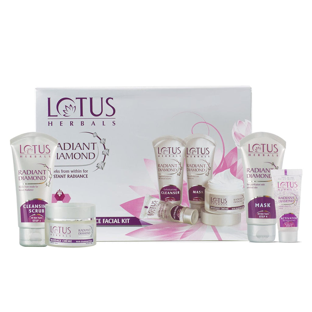 Lotus Radiant Diamond Cellular Radiance Salon Grade FACIAL KIT