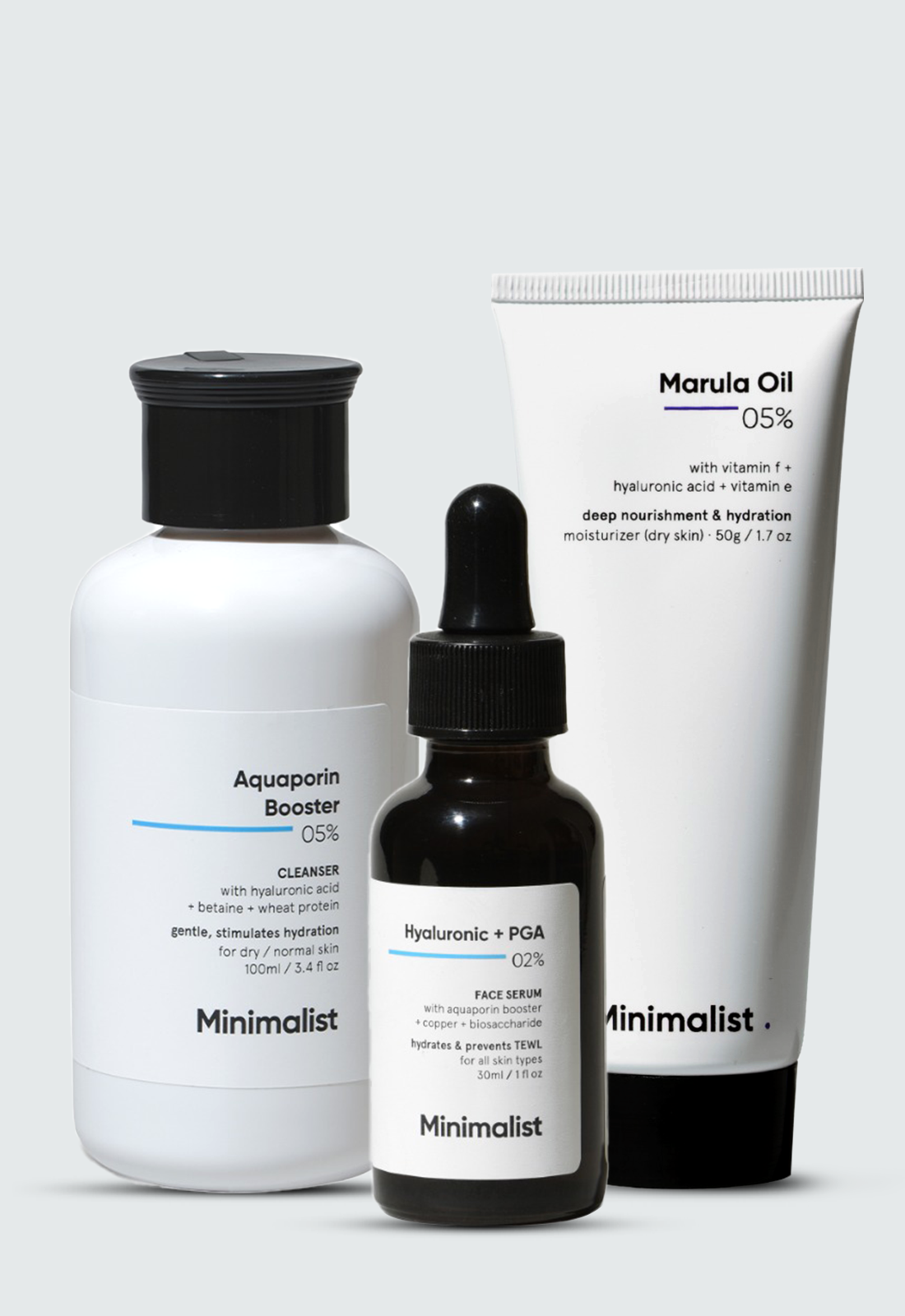 Minimalist Dry Skincare Kit