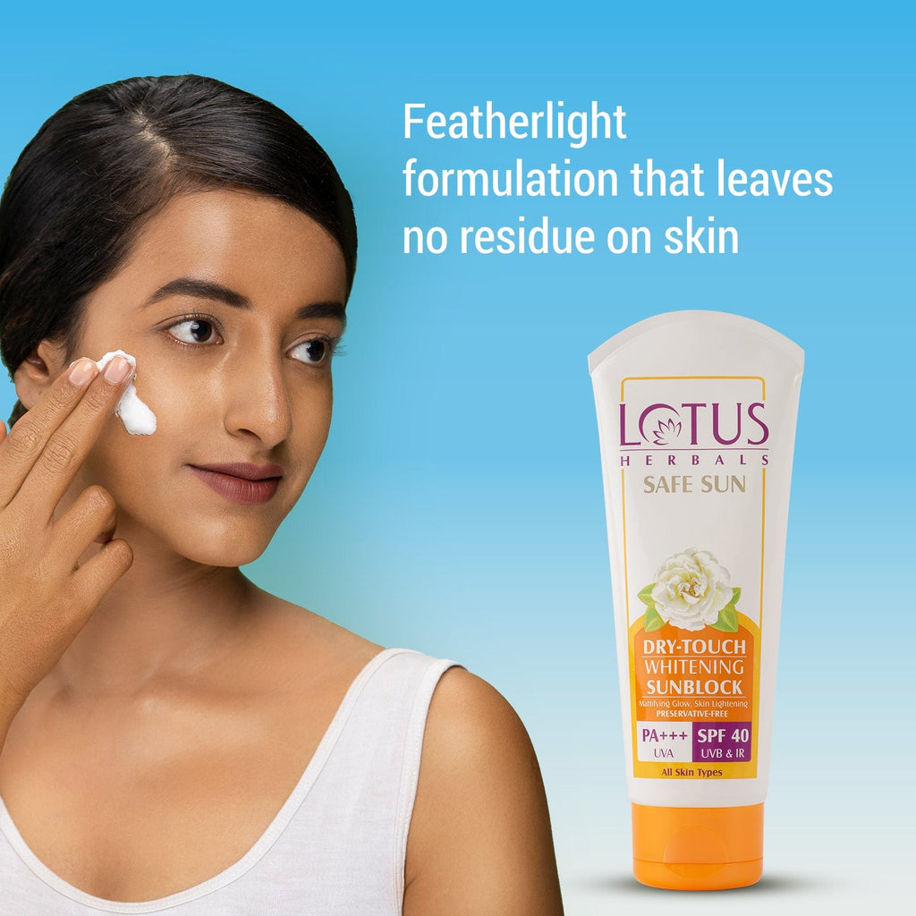 Lotus Safe Sun Dry-Touch Whitening Sunscreen SPF 40 PA+++