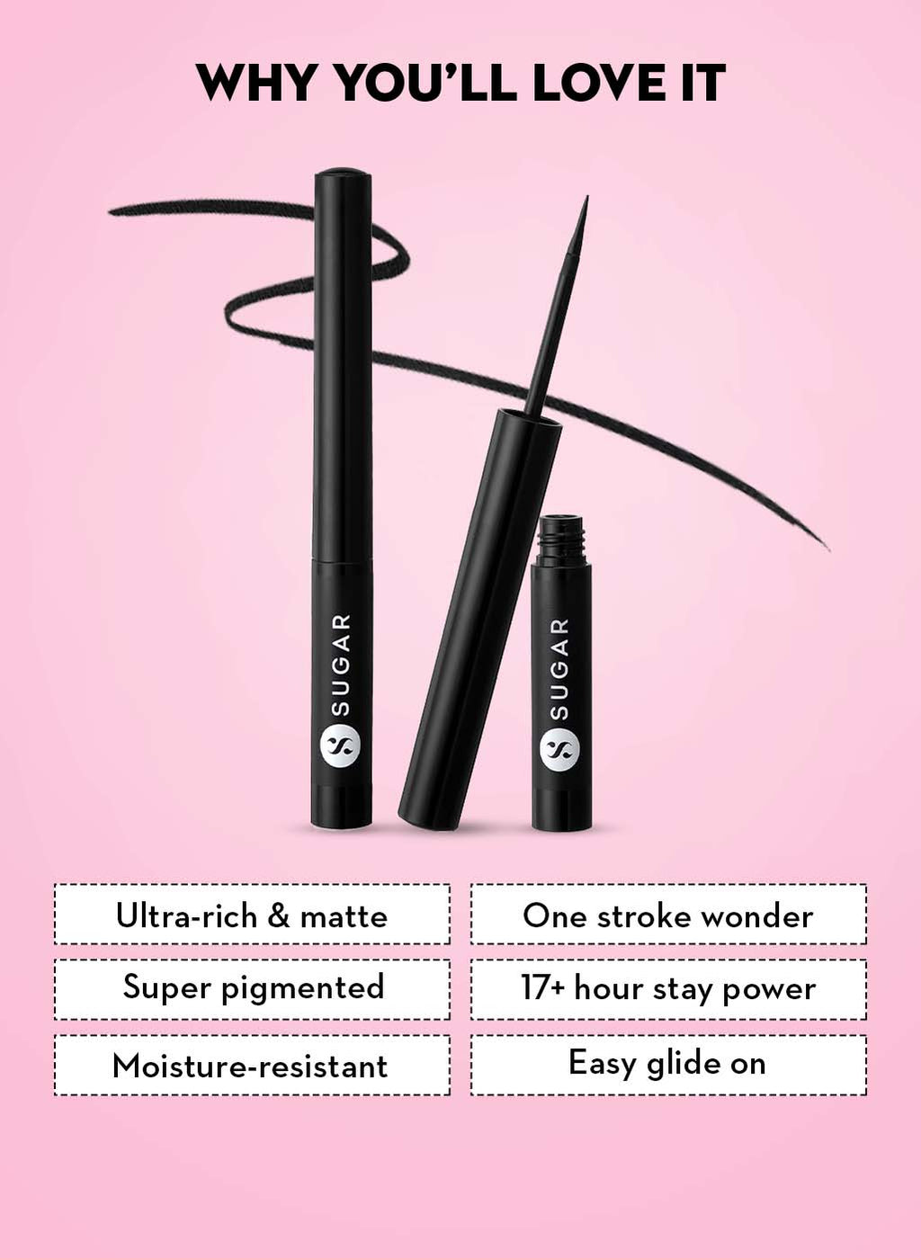 Sugar Eye Warned You So! Double Matte Eyeliner