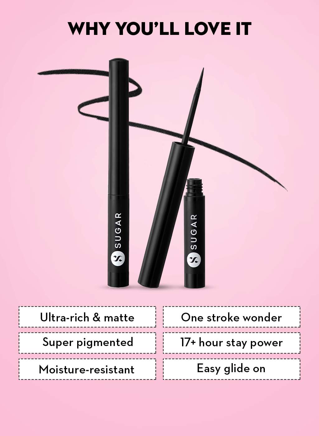 Sugar Eye Warned You So! Double Matte Eyeliner