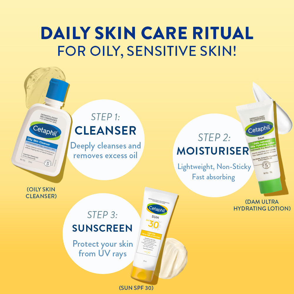 Cetaphil Sunscreen SPF 30 | Dermat recommended for Sensitive Skin