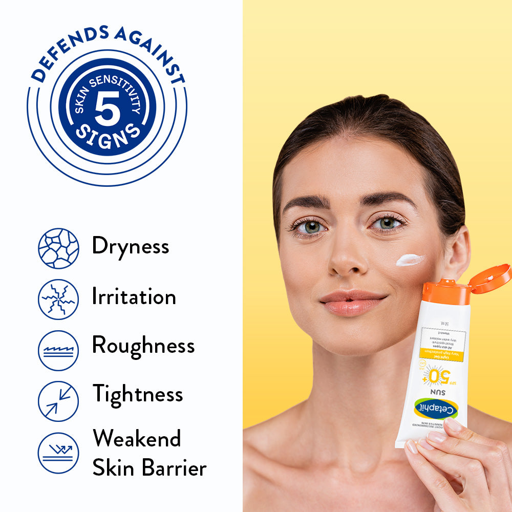Cetaphil Sunscreen SPF 50  | Dermat recommended for Sensitive Skin