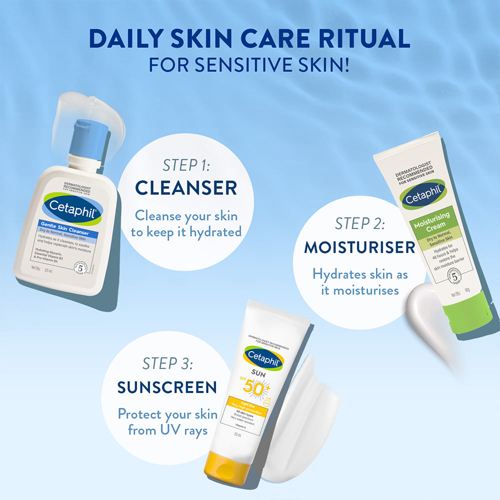 Cetaphil Gentle Skin Cleanser 125 ML | Dermat recommended