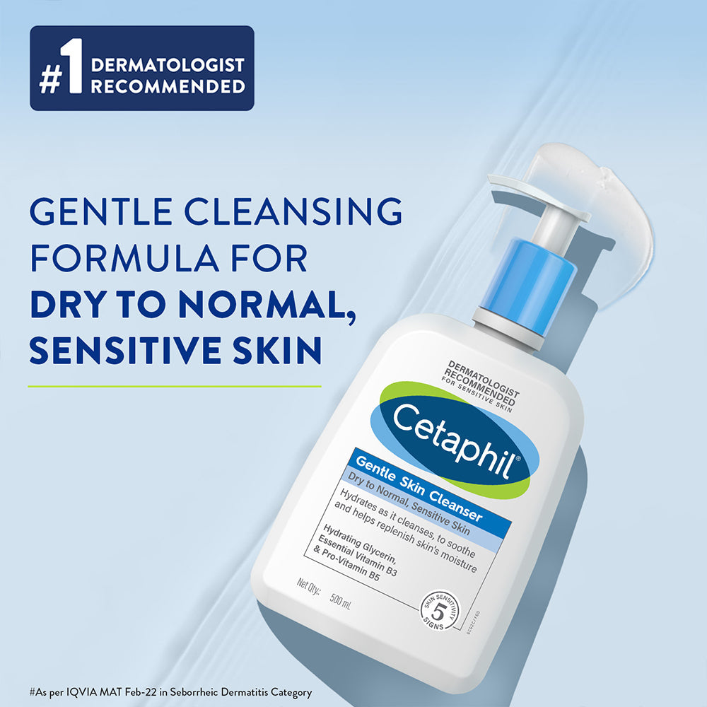 Cetaphil Gentle Skin Cleanser 500 ML | Dermat recommended
