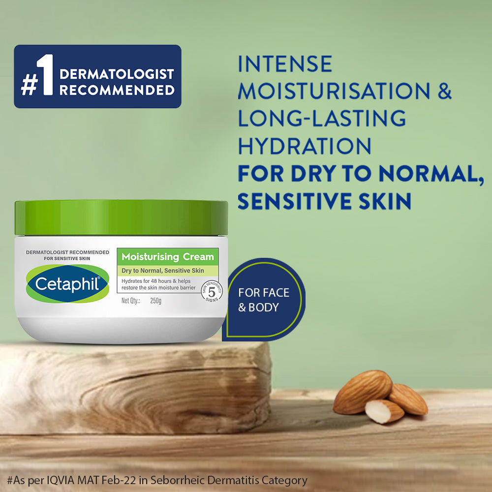 Cetaphil Moisturising Cream 250g for dry to normal, sensitive skin