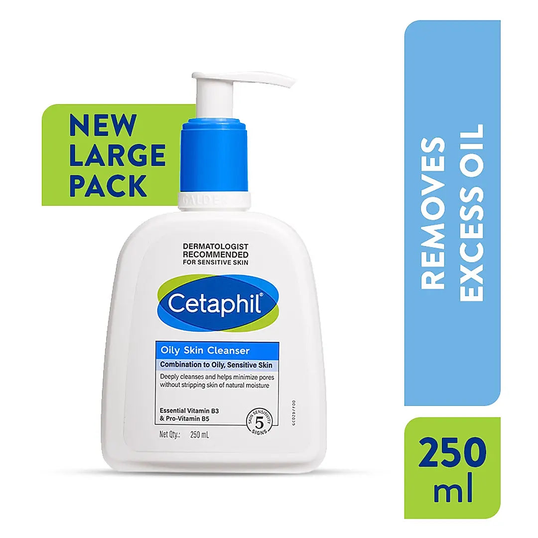 Cetaphil Oily Skin Cleanser 250 ml | Dermat Recommended