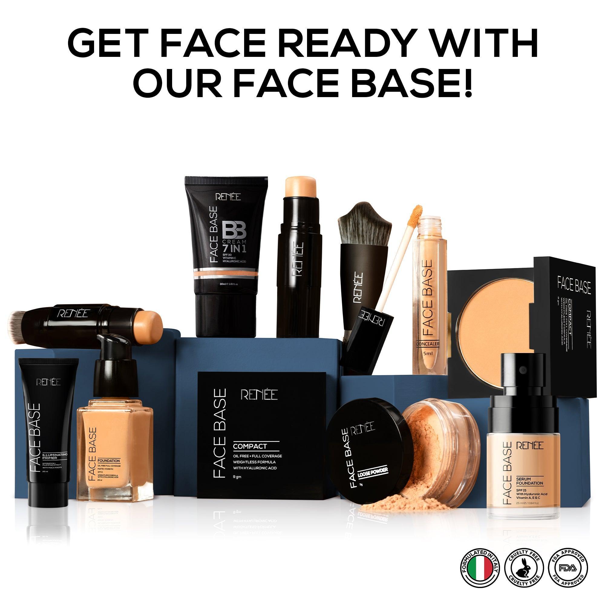 RENEE Face Base 7 in 1 BB Cream with SPF 30, Hyaluronic Acid & Vitamin C, 30 ml