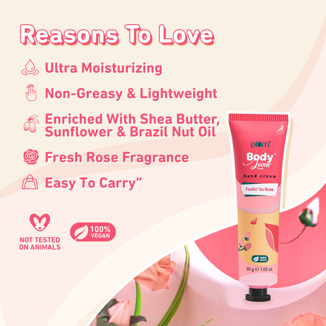 Plum Feelin' So Rose Hand Cream by Plum Body Lovin'
