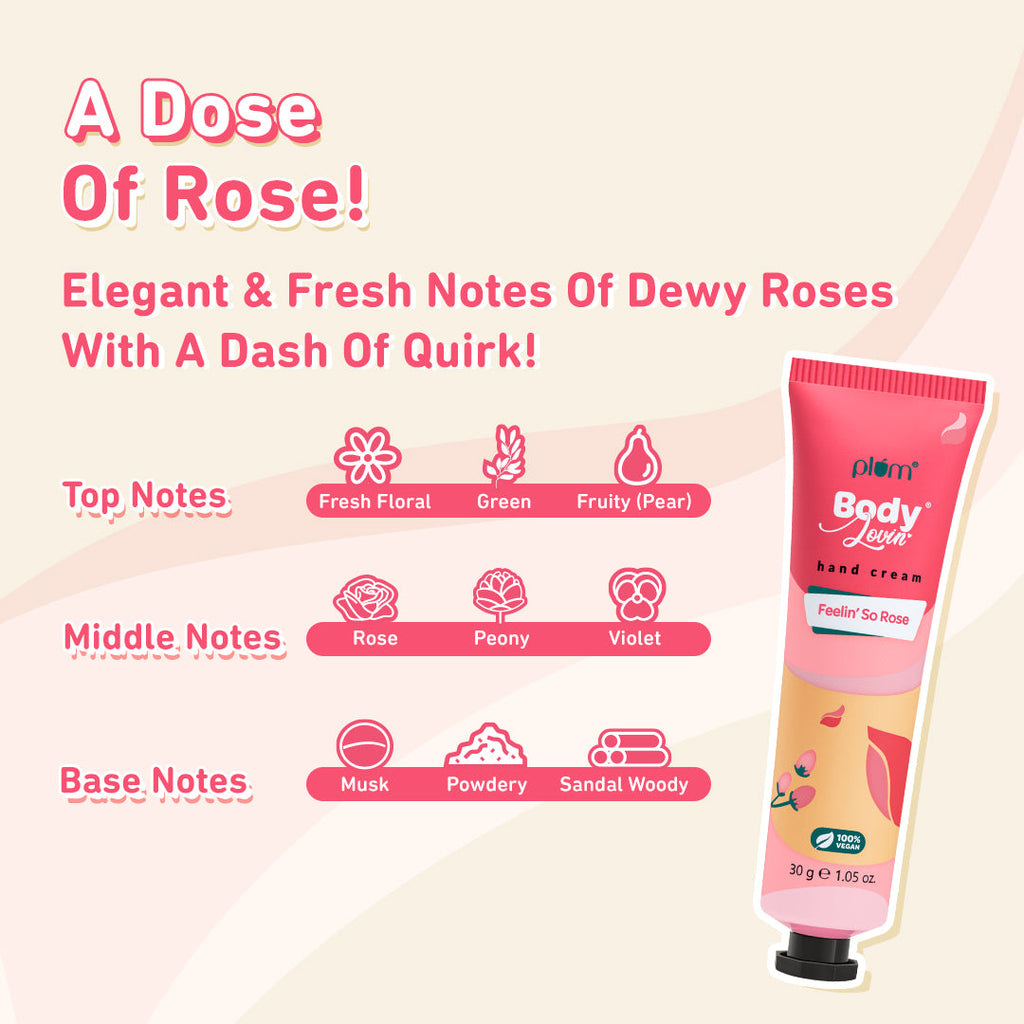 Plum Feelin' So Rose Hand Cream by Plum Body Lovin'